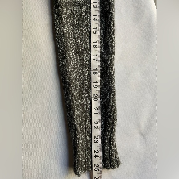 RD Style Two-Tone Gray Drape Cardigan - Picture 9 of 12